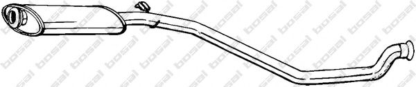 BOSAL 282-849 Средний глушитель выхлопных газов для PEUGEOT (Пежо) BOSAL 282-849 Средний глушитель выхлопных газов для PEUGEOT (Пежо)
