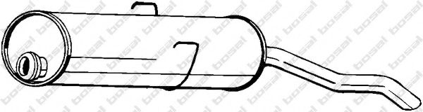 BOSAL 190-781 Глушитель выхлопных газов конечный для PEUGEOT 309 II (Пежо 309 2) BOSAL 190-781 Глушитель выхлопных газов конечный для PEUGEOT 309 II (Пежо 309 2)