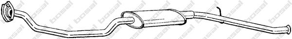 BOSAL 288-827 Средний глушитель выхлопных газов для PEUGEOT 309 II (Пежо 309 2) BOSAL 288-827 Средний глушитель выхлопных газов для PEUGEOT 309 II (Пежо 309 2)