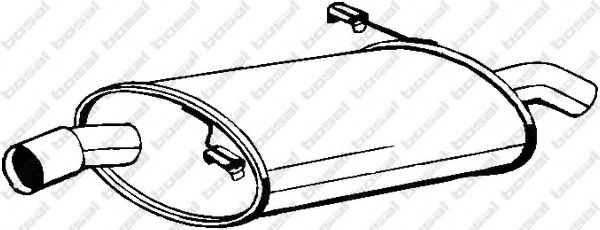 BOSAL 190-023 Глушитель выхлопных газов конечный для PEUGEOT (Пежо) BOSAL 190-023 Глушитель выхлопных газов конечный для PEUGEOT (Пежо)
