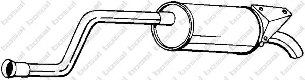 BOSAL 279-953 Глушитель выхлопных газов конечный для RENAULT ESPACE IV (Рено Эспейс 4) BOSAL 279-953 Глушитель выхлопных газов конечный для RENAULT ESPACE IV (Рено Эспейс 4)