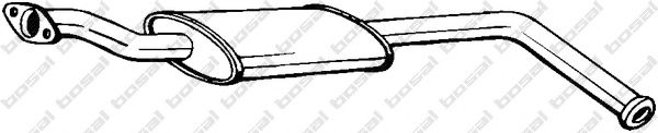 BOSAL 200-443 Средний глушитель выхлопных газов для RENAULT CLIO I (Рено Cлио и) BOSAL 200-443 Средний глушитель выхлопных газов для RENAULT CLIO I (Рено Cлио и)