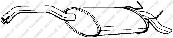 BOSAL 200-543 Глушитель выхлопных газов конечный для RENAULT SAFRANE (Рено Сафранэ) BOSAL 200-543 Глушитель выхлопных газов конечный для RENAULT SAFRANE (Рено Сафранэ)