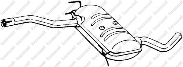 BOSAL 278-483 Средний глушитель выхлопных газов для RENAULT SAFRANE (Рено Сафранэ) BOSAL 278-483 Средний глушитель выхлопных газов для RENAULT SAFRANE (Рено Сафранэ)