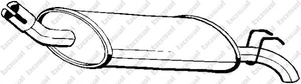 BOSAL 200-017 Глушитель выхлопных газов конечный для RENAULT SUPER 5 (Рено Супэр 5) BOSAL 200-017 Глушитель выхлопных газов конечный для RENAULT SUPER 5 (Рено Супэр 5)