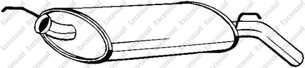BOSAL 200-149 Глушитель выхлопных газов конечный для RENAULT SUPER 5 (Рено Супэр 5) BOSAL 200-149 Глушитель выхлопных газов конечный для RENAULT SUPER 5 (Рено Супэр 5)