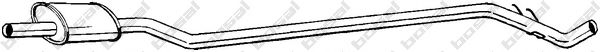 BOSAL 283-981 Средний глушитель выхлопных газов для RENAULT 9 (Рено 9) BOSAL 283-981 Средний глушитель выхлопных газов для RENAULT 9 (Рено 9)