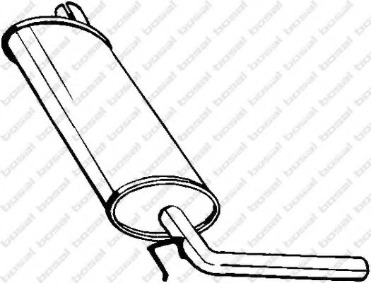 BOSAL 200-965 Глушитель выхлопных газов конечный для RENAULT MASTER I (Рено Мастэр и) BOSAL 200-965 Глушитель выхлопных газов конечный для RENAULT MASTER I (Рено Мастэр и)