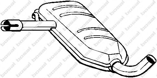 BOSAL 233-451 Средний глушитель выхлопных газов для SEAT TOLEDO (Сеат Толэдо) BOSAL 233-451 Средний глушитель выхлопных газов для SEAT TOLEDO (Сеат Толэдо)