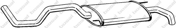 BOSAL 282-471 Глушитель выхлопных газов конечный для SEAT CORDOBA (Сеат Кордоба) BOSAL 282-471 Глушитель выхлопных газов конечный для SEAT CORDOBA (Сеат Кордоба)