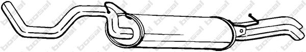 BOSAL 281-227 Глушитель выхлопных газов конечный 