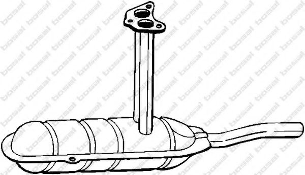BOSAL 220-645 Средний глушитель выхлопных газов для SKODA RAPID (Шкода Рапид) BOSAL 220-645 Средний глушитель выхлопных газов для SKODA RAPID (Шкода Рапид)