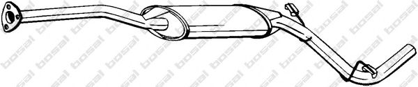 BOSAL 282-755 Средний глушитель выхлопных газов для SKODA FELICIA II (Шкода Фелиция 2) BOSAL 282-755 Средний глушитель выхлопных газов для SKODA FELICIA II (Шкода Фелиция 2)