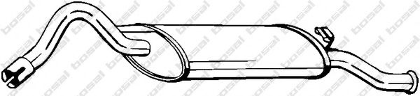 BOSAL 220-651 Глушитель выхлопных газов конечный для SKODA FELICIA II (Шкода Фелиция 2) BOSAL 220-651 Глушитель выхлопных газов конечный для SKODA FELICIA II (Шкода Фелиция 2)