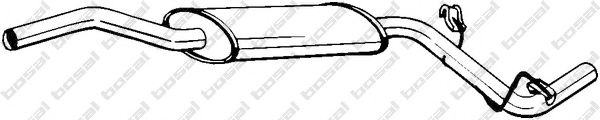 BOSAL 282-763 Средний глушитель выхлопных газов для SKODA FELICIA II (Шкода Фелиция 2) BOSAL 282-763 Средний глушитель выхлопных газов для SKODA FELICIA II (Шкода Фелиция 2)