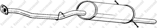 BOSAL 278-743 Глушитель выхлопных газов конечный для SUBARU LEGACY I (Субару Легаси 1) BOSAL 278-743 Глушитель выхлопных газов конечный для SUBARU LEGACY I (Субару Легаси 1)