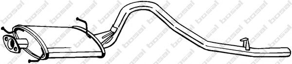 BOSAL 284-489 Глушитель выхлопных газов конечный 