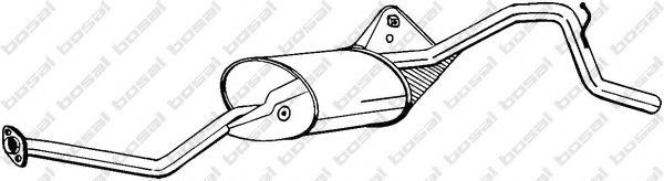 BOSAL 283-001 Глушитель выхлопных газов конечный для SUZUKI ALTO (Сузуки Алто) BOSAL 283-001 Глушитель выхлопных газов конечный для SUZUKI ALTO (Сузуки Алто)