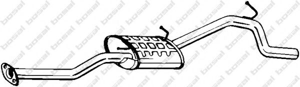 BOSAL 283-455 Глушитель выхлопных газов конечный для SUZUKI ALTO (Сузуки Алто) BOSAL 283-455 Глушитель выхлопных газов конечный для SUZUKI ALTO (Сузуки Алто)