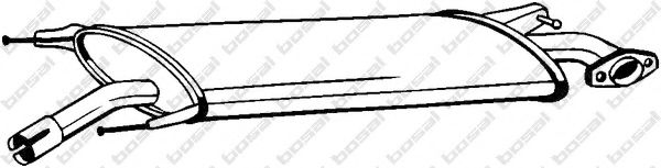 BOSAL 279-445 Средний глушитель выхлопных газов для TOYOTA RAV 4 III (Тойота/тоета Рав 4 3) BOSAL 279-445 Средний глушитель выхлопных газов для TOYOTA RAV 4 III (Тойота/тоета Рав 4 3)