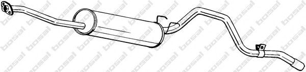 BOSAL 290-283 Глушитель выхлопных газов конечный для TOYOTA HILUX II (Тойота/тоета Хилуx 2) BOSAL 290-283 Глушитель выхлопных газов конечный для TOYOTA HILUX II (Тойота/тоета Хилуx 2)