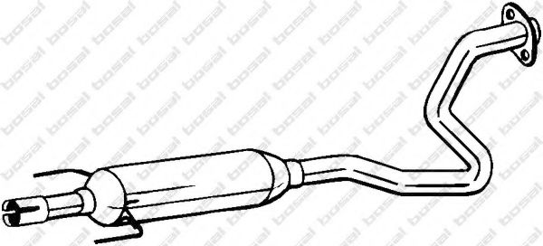 BOSAL 282-983 Средний глушитель выхлопных газов для TOYOTA PRIUS (Тойота/тоета Приус) BOSAL 282-983 Средний глушитель выхлопных газов для TOYOTA PRIUS (Тойота/тоета Приус)