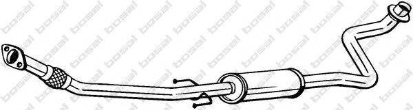 BOSAL 286-419 Средний глушитель выхлопных газов для TOYOTA YARIS (Тойота/тоета Ярис) BOSAL 286-419 Средний глушитель выхлопных газов для TOYOTA YARIS (Тойота/тоета Ярис)