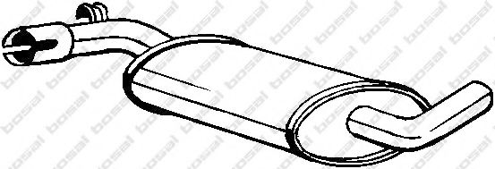 BOSAL 233-361 Средний глушитель выхлопных газов для VOLKSWAGEN JETTA II (Фольксваген Жэтта 2) BOSAL 233-361 Средний глушитель выхлопных газов для VOLKSWAGEN JETTA II (Фольксваген Жэтта 2)