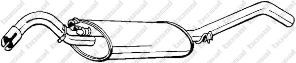 BOSAL 279-411 Глушитель выхлопных газов конечный для VOLKSWAGEN JETTA II (Фольксваген Жэтта 2) BOSAL 279-411 Глушитель выхлопных газов конечный для VOLKSWAGEN JETTA II (Фольксваген Жэтта 2)