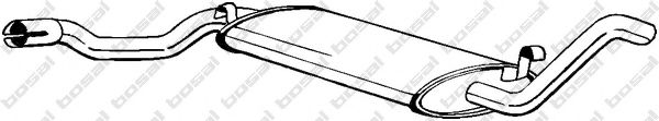 BOSAL 278-277 Средний глушитель выхлопных газов для VOLKSWAGEN CORSAR (Фольксваген Cорсар) BOSAL 278-277 Средний глушитель выхлопных газов для VOLKSWAGEN CORSAR (Фольксваген Cорсар)