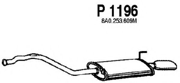 FENNO P1196 Глушитель выхлопных газов конечный для AUDI 90 (Ауди 90) FENNO P1196 Глушитель выхлопных газов конечный для AUDI 90 (Ауди 90)