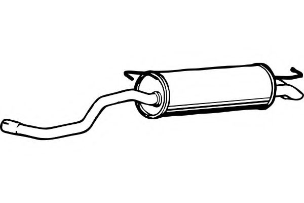 FENNO P1251 Глушитель выхлопных газов конечный для VOLKSWAGEN GOLF IV (Фольксваген Гольф 4) FENNO P1251 Глушитель выхлопных газов конечный для VOLKSWAGEN GOLF IV (Фольксваген Гольф 4)