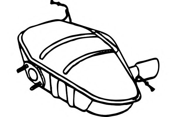 FENNO P1401 Глушитель выхлопных газов конечный для BMW 1 (Бмв 1) FENNO P1401 Глушитель выхлопных газов конечный для BMW 1 (Бмв 1)