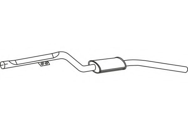 FENNO P1449 Средний глушитель выхлопных газов для BMW (Бмв) FENNO P1449 Средний глушитель выхлопных газов для BMW (Бмв)