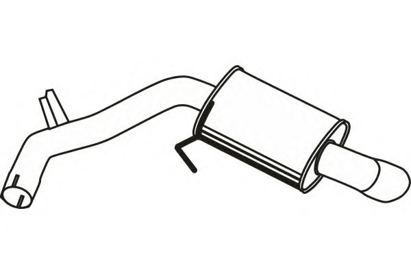 FENNO P1462 Глушитель выхлопных газов конечный для BMW 1 (Бмв 1) FENNO P1462 Глушитель выхлопных газов конечный для BMW 1 (Бмв 1)