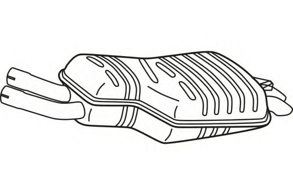 FENNO P1466 Глушитель выхлопных газов конечный для BMW (Бмв) FENNO P1466 Глушитель выхлопных газов конечный для BMW (Бмв)