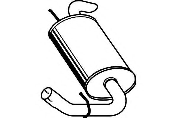 FENNO P1679 Глушитель выхлопных газов конечный для DODGE NEON II (Додж Нэон 2) FENNO P1679 Глушитель выхлопных газов конечный для DODGE NEON II (Додж Нэон 2)