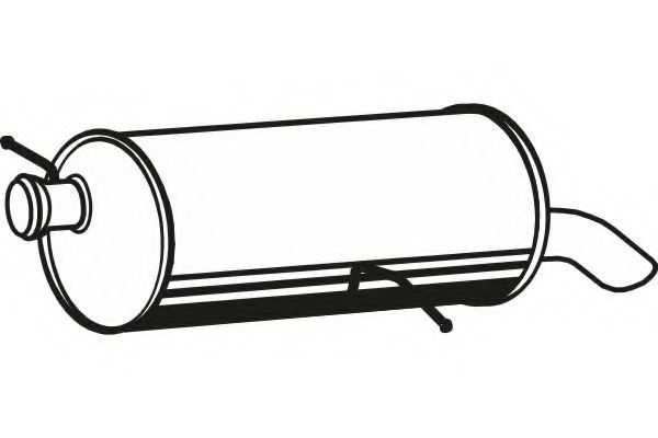 FENNO P1748 Глушитель выхлопных газов конечный для CITROëN (Cитроëн) FENNO P1748 Глушитель выхлопных газов конечный для CITROëN (Cитроëн)