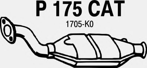 FENNO P175CAT Катализатор для CITROËN XANTIA (CитроËн Ксантиа) FENNO P175CAT Катализатор для CITROËN XANTIA (CитроËн Ксантиа)