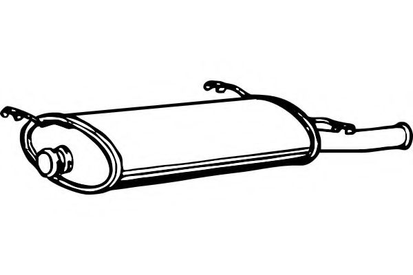 FENNO P1778 Глушитель выхлопных газов конечный для CITROëN (Cитроëн) FENNO P1778 Глушитель выхлопных газов конечный для CITROëN (Cитроëн)