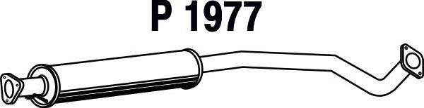 FENNO P1977 Средний глушитель выхлопных газов для DAEWOO LACETTI (Дэу Лачетти)