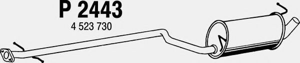 FENNO P2443 Средний глушитель выхлопных газов для FORD TRANSIT CONNECT (Форд Трансит cоннэcт) FENNO P2443 Средний глушитель выхлопных газов для FORD TRANSIT CONNECT (Форд Трансит cоннэcт)