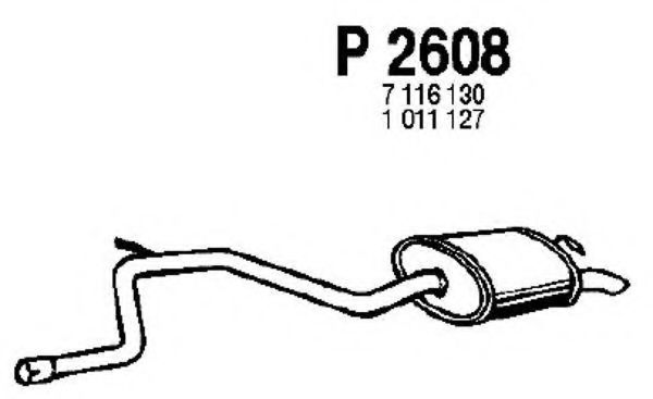 FENNO P2608 Глушитель выхлопных газов конечный для FORD MONDEO (Форд Мондэо) FENNO P2608 Глушитель выхлопных газов конечный для FORD MONDEO (Форд Мондэо)