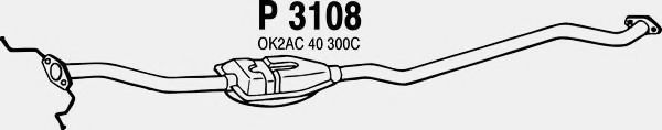 FENNO P3108 Средний глушитель выхлопных газов для KIA MENTOR (Киа Мэнтор) FENNO P3108 Средний глушитель выхлопных газов для KIA MENTOR (Киа Мэнтор)