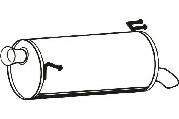 FENNO P3170 Глушитель выхлопных газов конечный для HYUNDAI I20 (Хендай И20) FENNO P3170 Глушитель выхлопных газов конечный для HYUNDAI I20 (Хендай И20)
