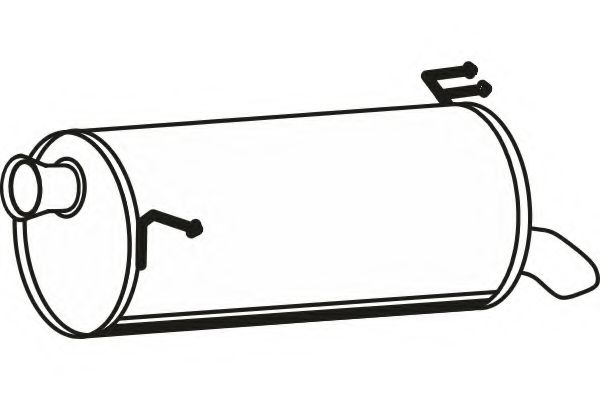 FENNO P3173 Глушитель выхлопных газов конечный для HYUNDAI I20 (Хендай И20) FENNO P3173 Глушитель выхлопных газов конечный для HYUNDAI I20 (Хендай И20)