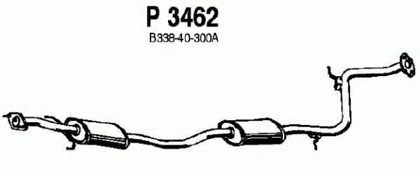FENNO P3462 Средний глушитель выхлопных газов для MAZDA 323 III (Мазда 323 3) FENNO P3462 Средний глушитель выхлопных газов для MAZDA 323 III (Мазда 323 3)