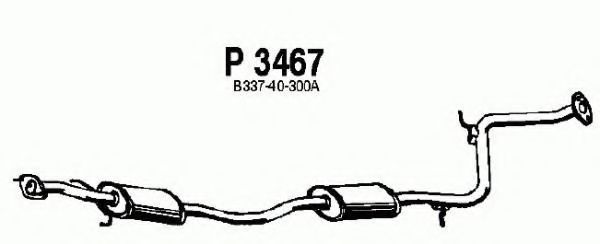 FENNO P3467 Средний глушитель выхлопных газов для MAZDA (Мазда) FENNO P3467 Средний глушитель выхлопных газов для MAZDA (Мазда)