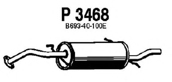 FENNO P3468 Глушитель выхлопных газов конечный для MAZDA FAMILIA V (Мазда Фамилиа v) FENNO P3468 Глушитель выхлопных газов конечный для MAZDA FAMILIA V (Мазда Фамилиа v)