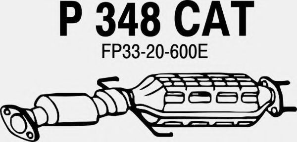 FENNO P348CAT Катализатор для MAZDA 626 V (Мазда 626 5) FENNO P348CAT Катализатор для MAZDA 626 V (Мазда 626 5)